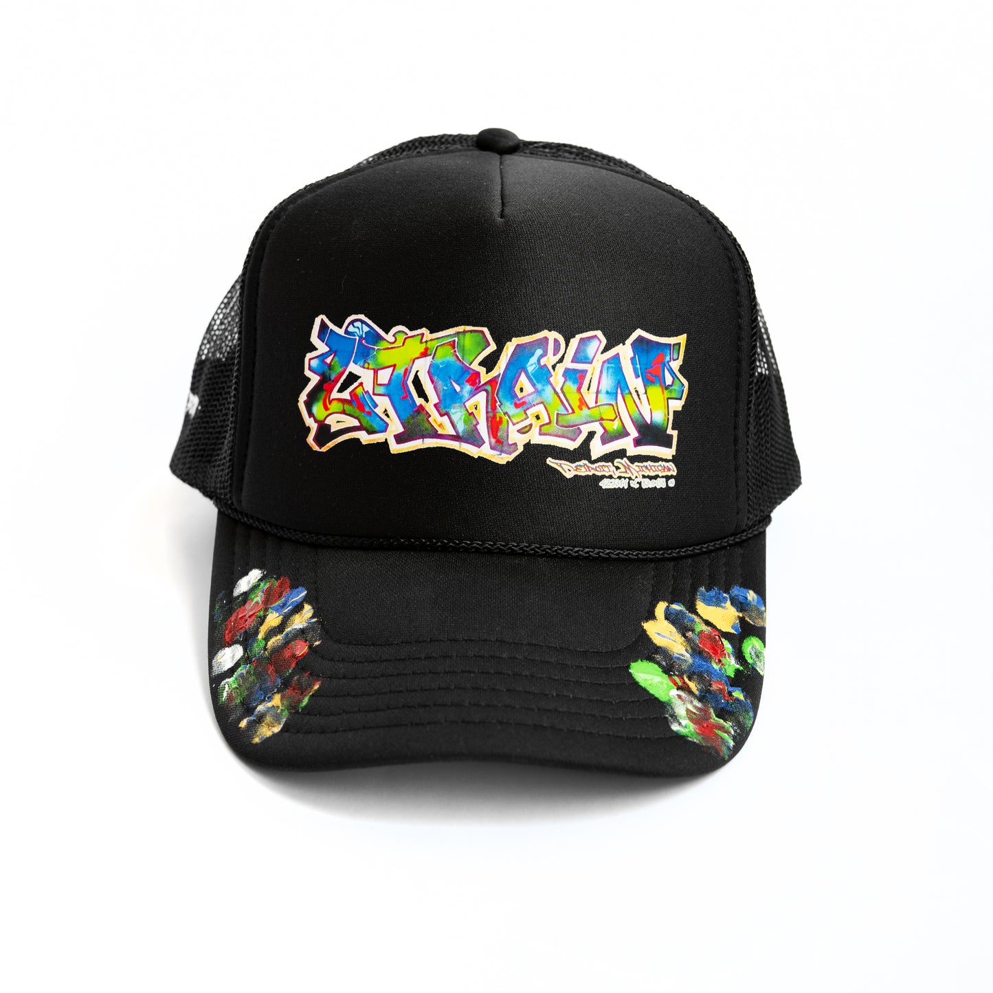 Exclusive 420 custom Black L-Train Hats by world famous Mr. Wiggles