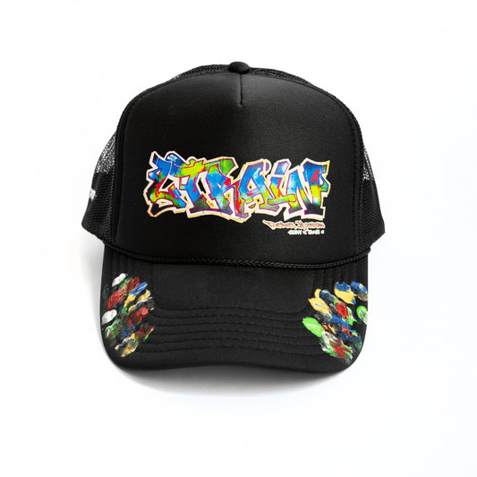 Exclusive 420 custom  Black L-Train Hats by world famous Mr. Wiggles