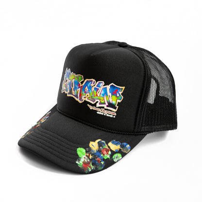 Exclusive 420 custom  Black L-Train Hats by world famous Mr. Wiggles